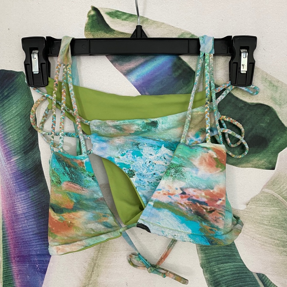 San Lorenzo Braided 3 Strap Bikini Set